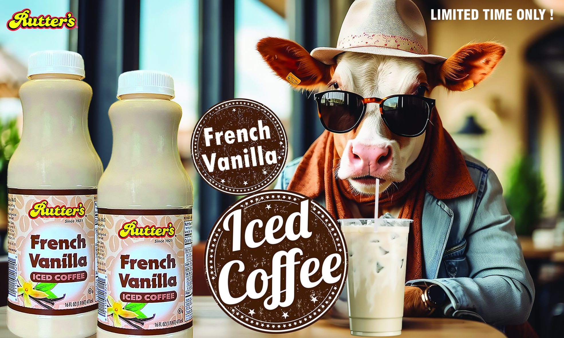 NOW AVAILABLE!  French Vanilla Iced Coffee